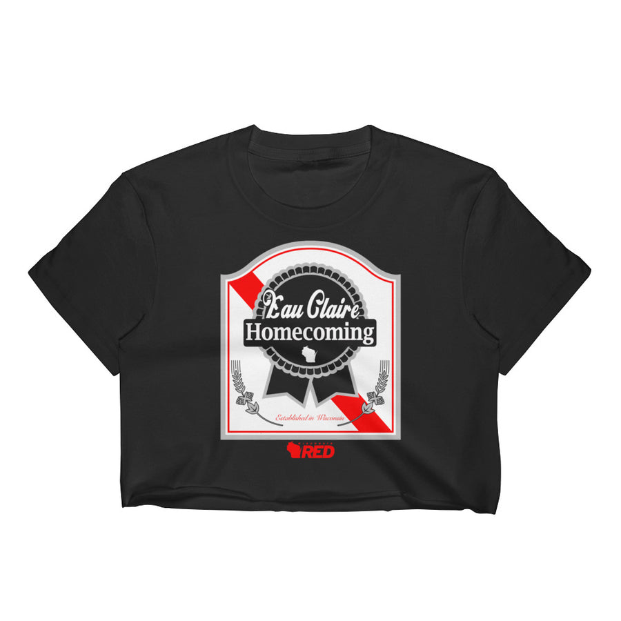 Eau Claire: Homecoming - EC Ribbon Crop Top
