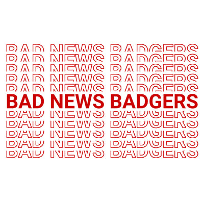 BNB: Bad News Badgers Text Hoodie