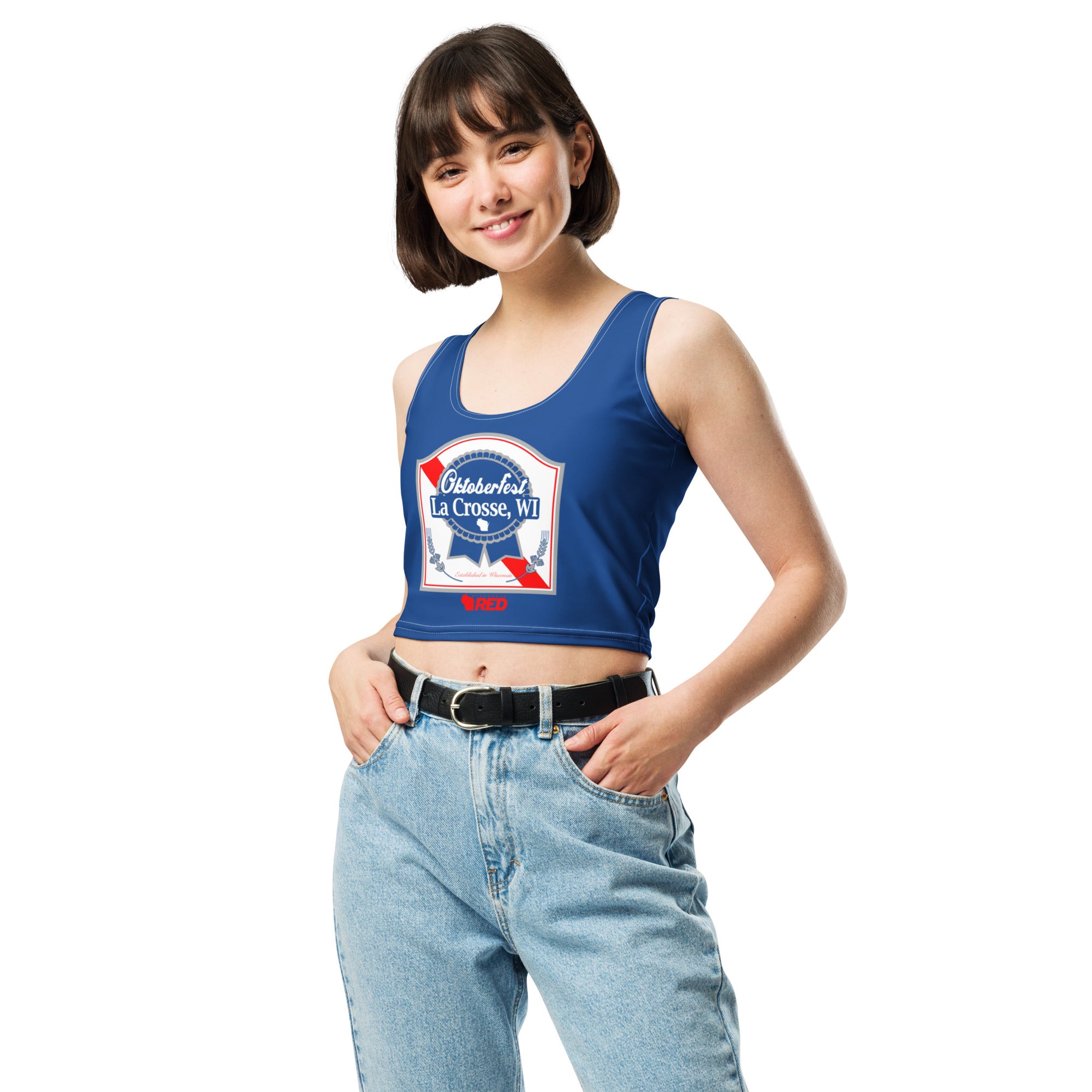 Oktoberfest: LaX Ribbon Crop Tank