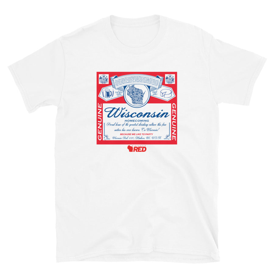 Wisconsin: Homecoming - King of Parties T-Shirt