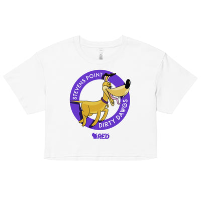 Stevens Point: Dirty Dawgs Circle Crop Top