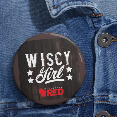 Wiscy Girl Button