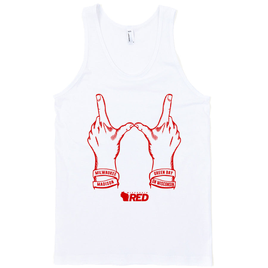 Wisconsin Hands Tank Top
