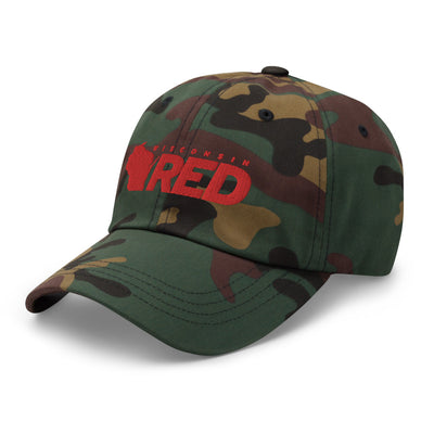 Wisconsin RED Logo Dad Hat