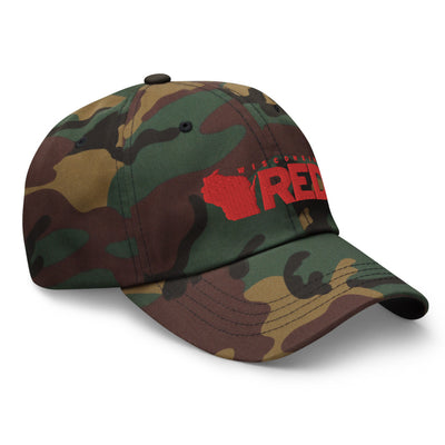 Wisconsin RED Logo Dad Hat