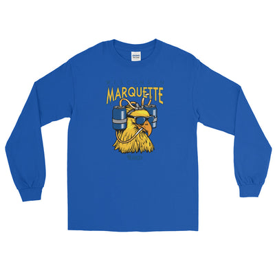 Marquette: Beer Me Bird Long Sleeve Shirt