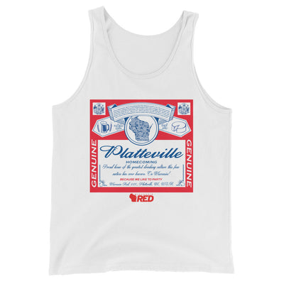 Platteville: Homecoming - King of Parties Tank Top