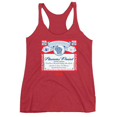 Stevens Point: Homecoming - King of Parties Racerback Tank