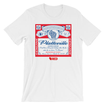 Platteville: Homecoming - King of Parties T-Shirt