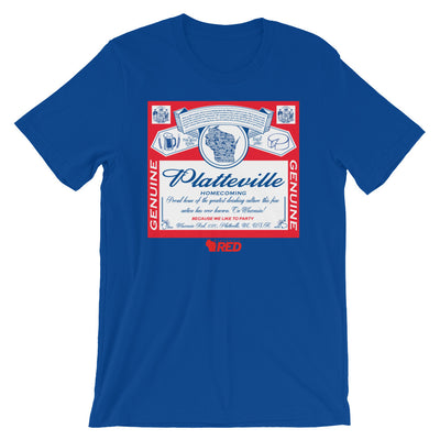 Platteville: Homecoming - King of Parties T-Shirt