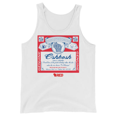 Oshkosh: Fall Pub Crawl - King of Parties Tank Top