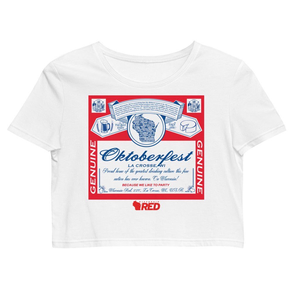 PRE-ORDER FOR PICKUP: Oktoberfest: King of Parties Crop Top