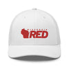 Wisconsin RED Logo Trucker Cap