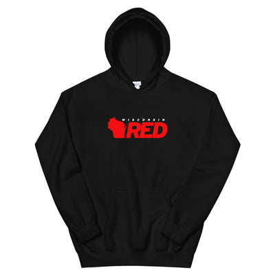 Wisconsin RED Logo Hoodie