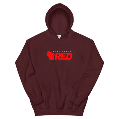 Wisconsin RED Logo Hoodie